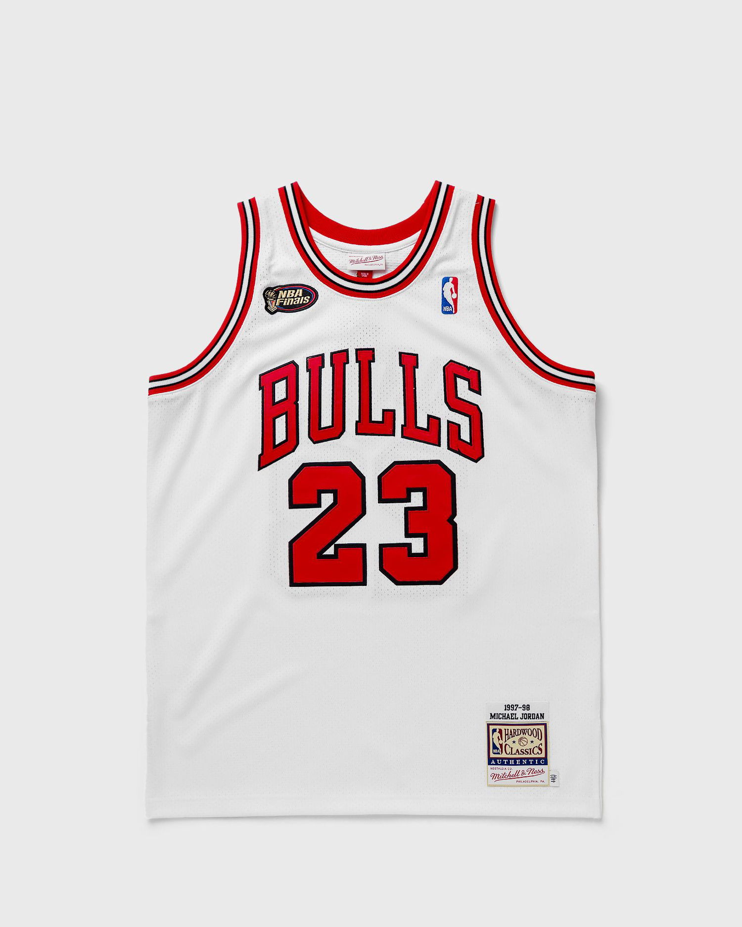 Jersey Mitchell & Ness NBA AUTHENTIC FINALS JERSEY CHICAGO BULLS 1997-98 MICHAEL JORDAN #23 Hvid | AJY44950-CBU97MJOWHIT, 0