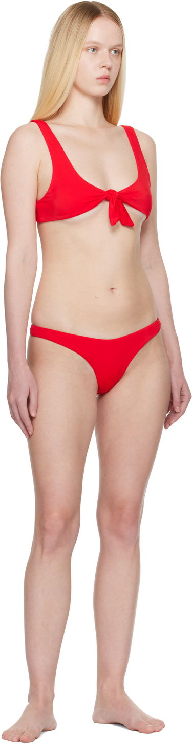Badetøj The Attico Attico Self-Tie Bikini Rød | 250WBC00007 PAA094AA, 3