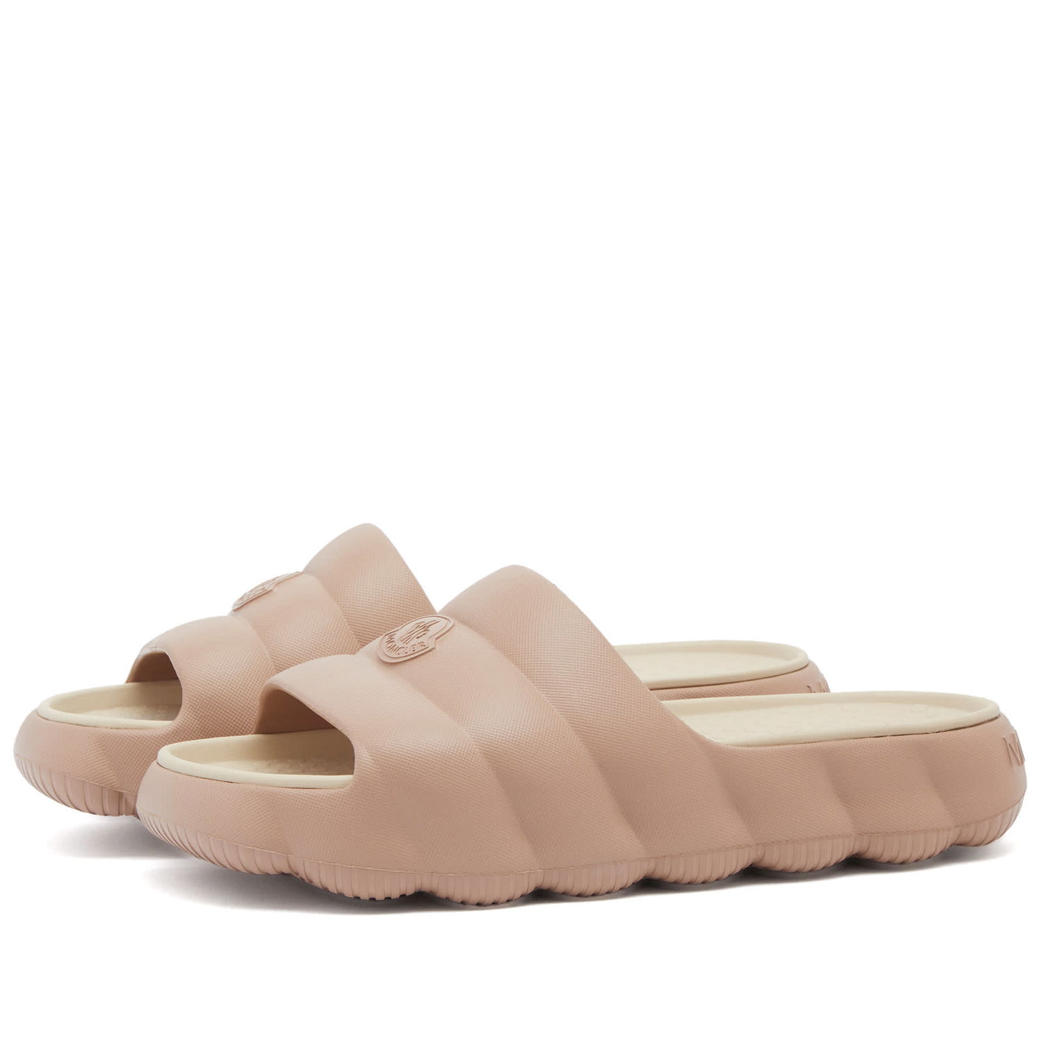 Sneakers og sko Moncler Women's Lilo Slides Shoes in Brown, Size EU 36 | END. Clothing Beige | 4C001-70-M2559-513, 0