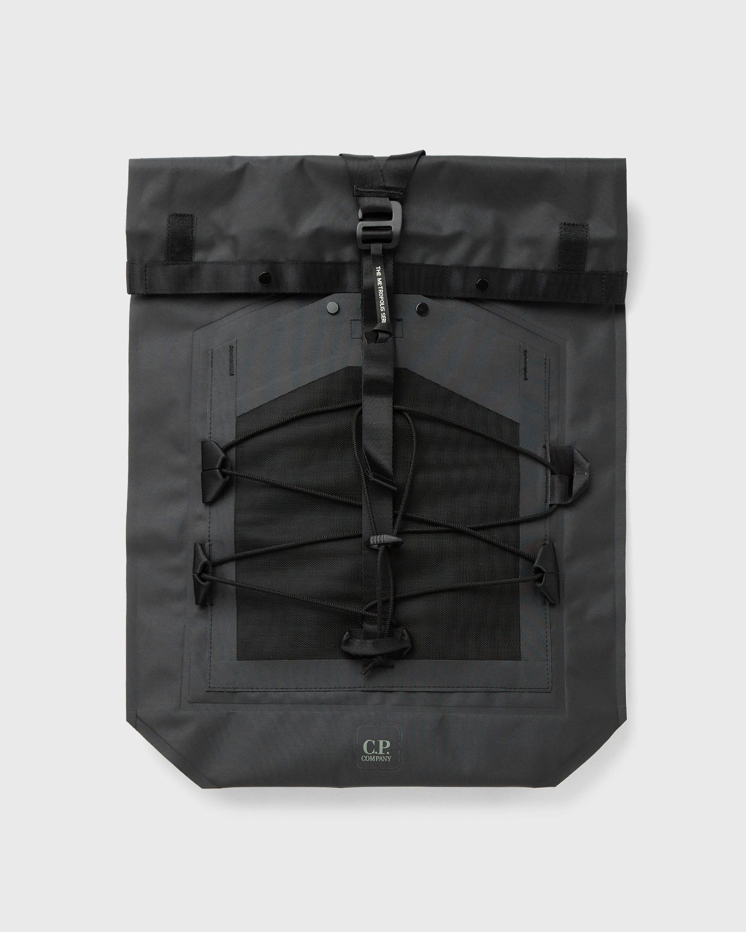 Rygsæk C.P. Company C.P. Company THE METROPOLIS SERIES Rolled Backpack Sort | 18CLAC038A110040A-999, 0