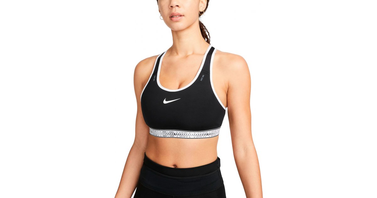 Bh Nike Swoosh On The Run Bra Sort | dv9914-010, 1