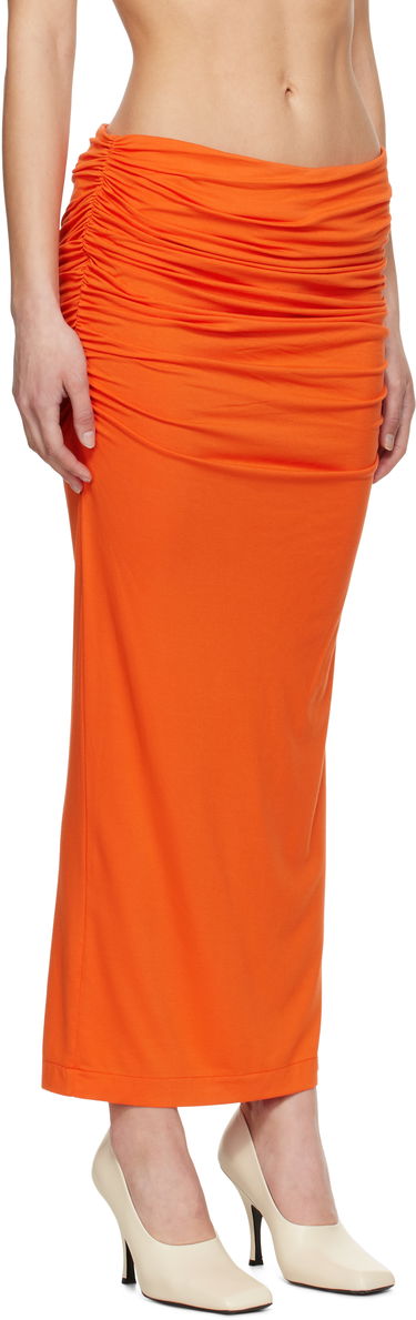 Nederdel Entire Studios Entire Studios Surge Maxi Skirt Orange | ESW-S25-7011-KO, 1