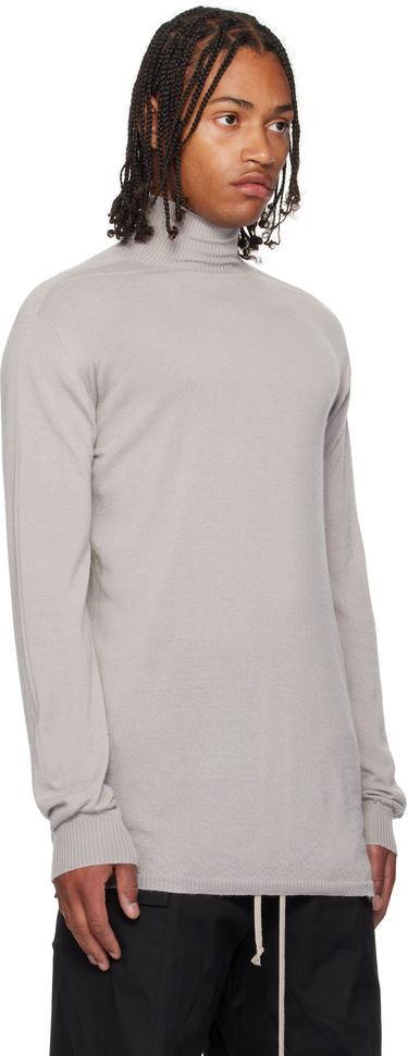 Sweater Rick Owens Rick Owens Concordians Oversized Turtleneck Sweater Sort | RU02E1626 WS, 4