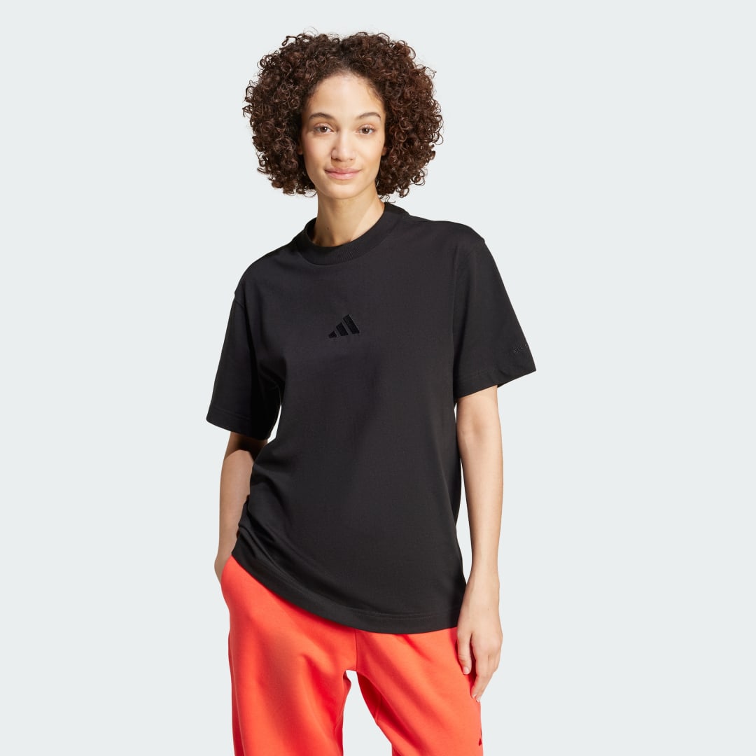T-shirt adidas Performance ALL SZN Loose Fit T-Shirt Sort | IX3808, 0