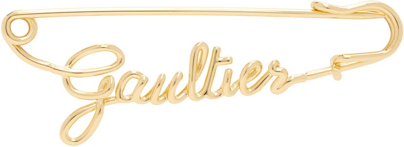 Stift Jean Paul Gaultier Jean Paul Gaultier 'The Gaultier' Brooch Metalisk | 23/15-U-BR009-X029-92