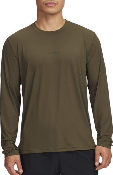 T-shirt Under Armour Project Rock Iso Chill Longsleeve T-Shirt Grøn | 6007148-308, 0