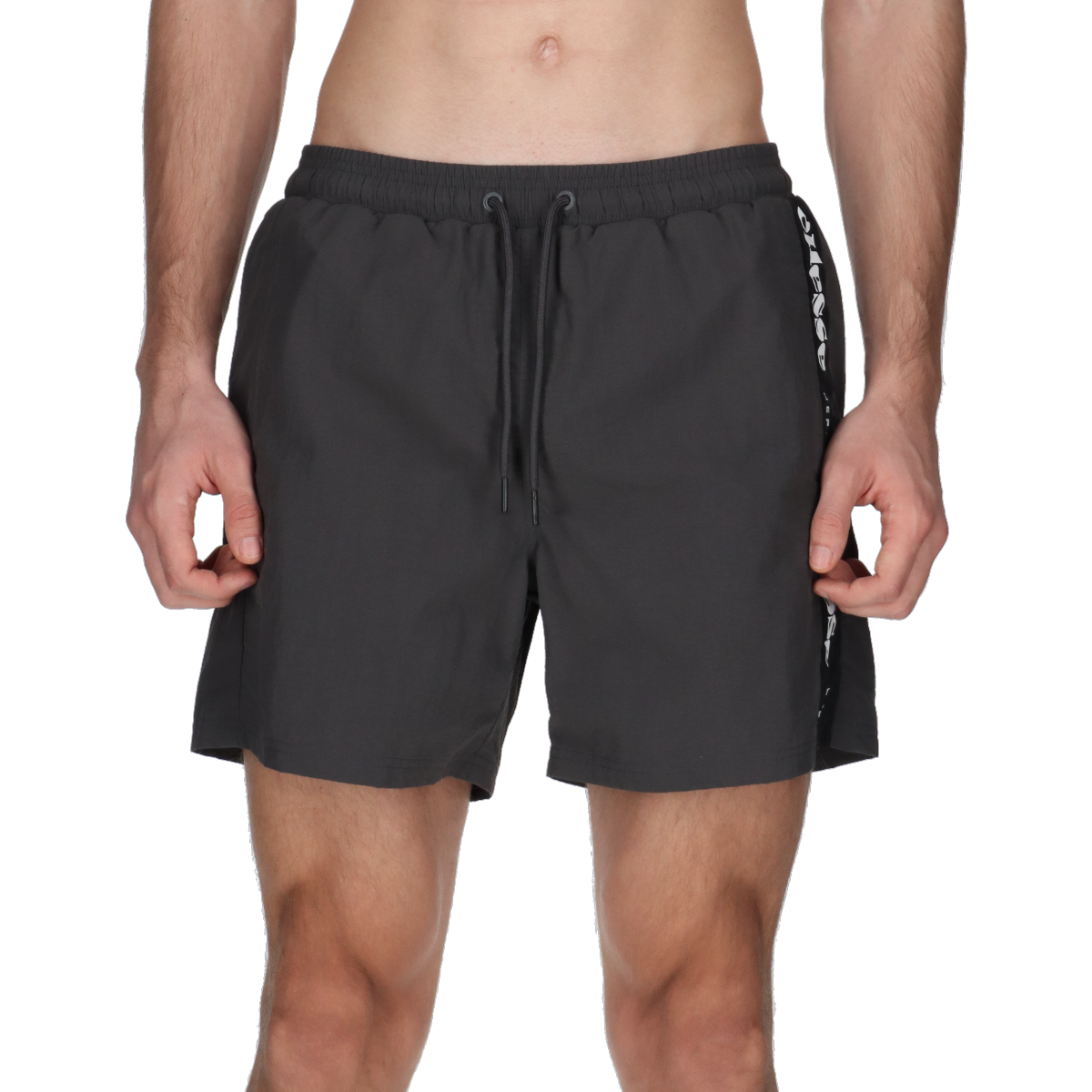 Badetøj Ellesse Drawstring Swim Shorts with Side Stripe Grå | ELA241M217-32, 0