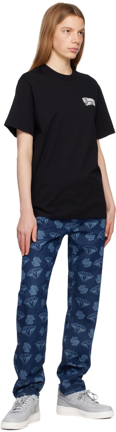 Jeans BILLIONAIRE BOYS CLUB Diamond & Dollars Print Jeans Blå | B23154, 3