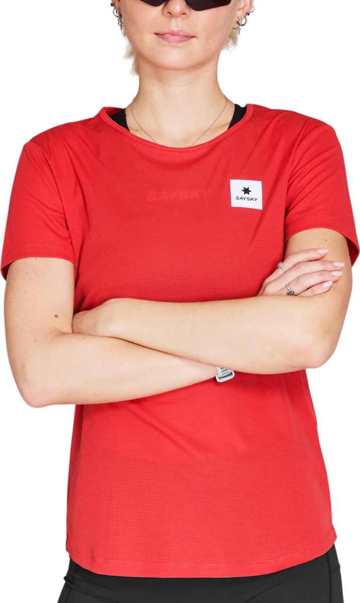 T-shirt Saysky Saysky Reactive Flow T-Shirt Rød | nwrss60c-1037