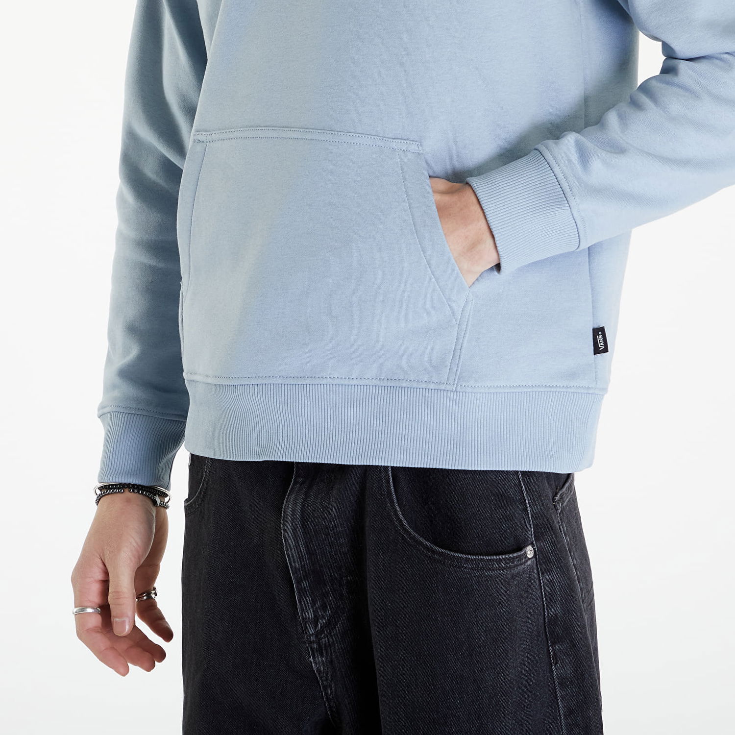 Sweatshirt Vans Flying V Bff Hoodie Eme Dusty Blue Blå | VN00046YDSB1, 1