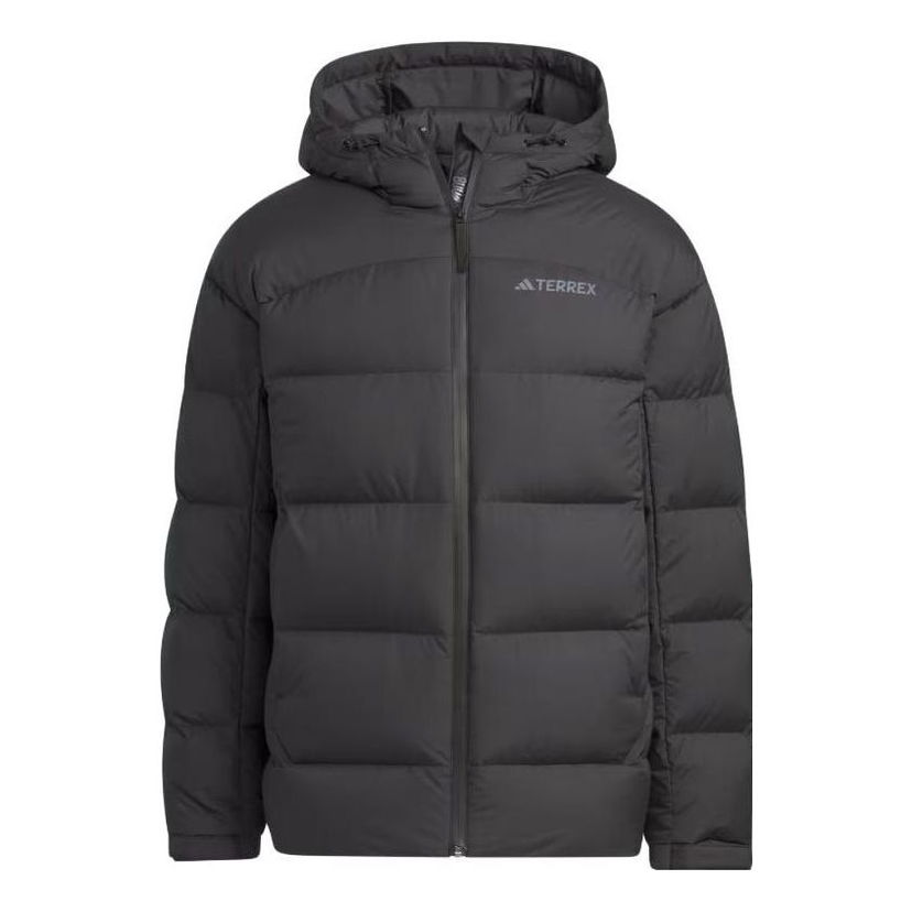 Puffer jakke adidas Performance Terrex Men's Heavyweight Goose Down Jacket Sort | IL8965