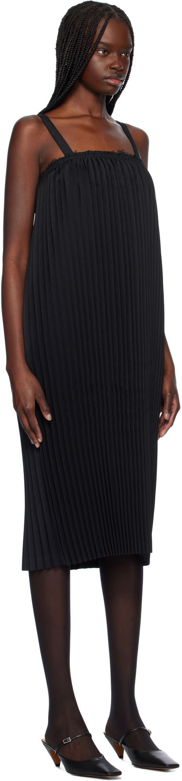 Kjole Comme des Garçons Comme des Garçons Gabardine Midi Dress Sort | RO-A003-S25, 1