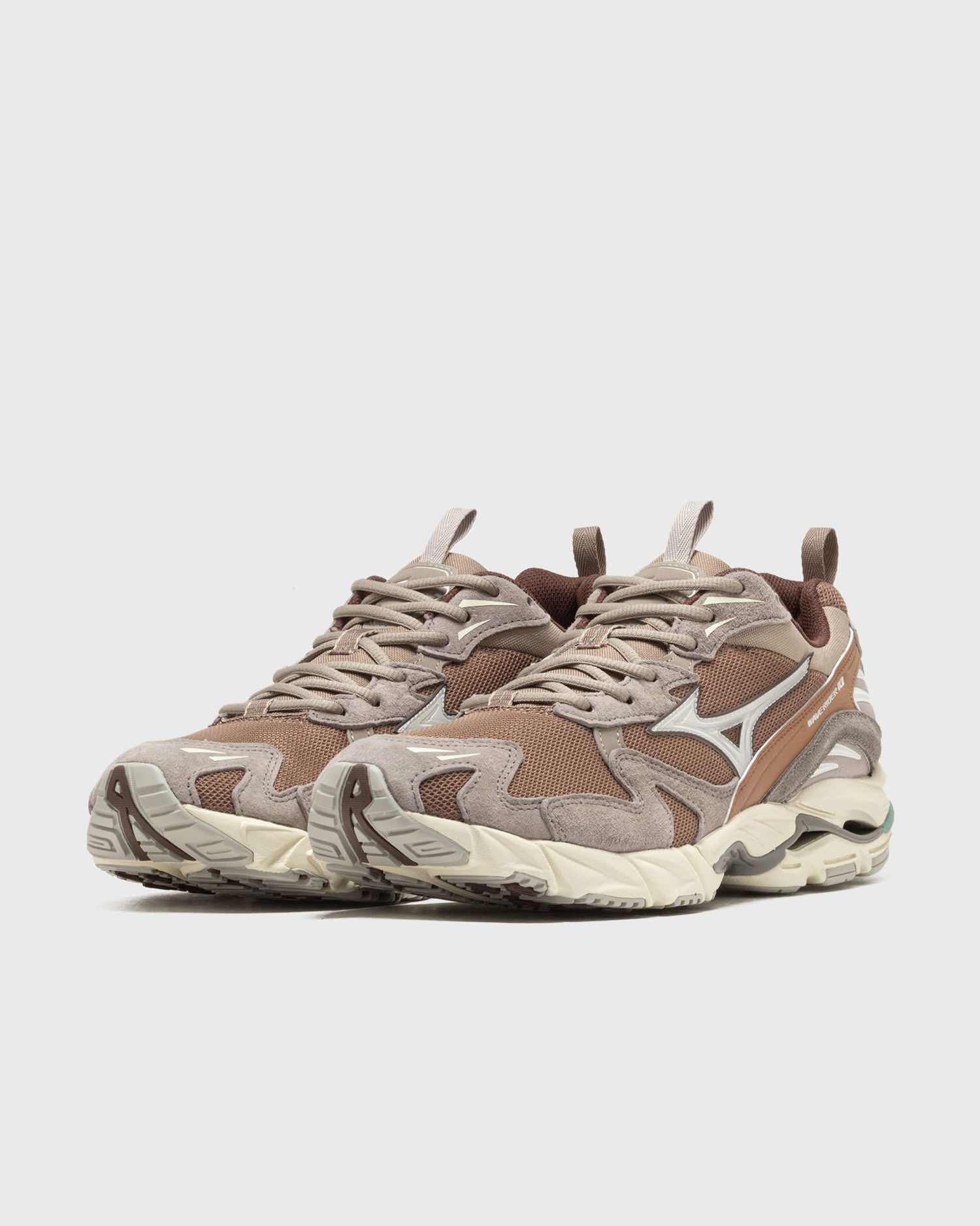 Sneakers og sko Mizuno Wave Rider 10 Fossil/ White/ Thrush Brun | D1GA247108, 1