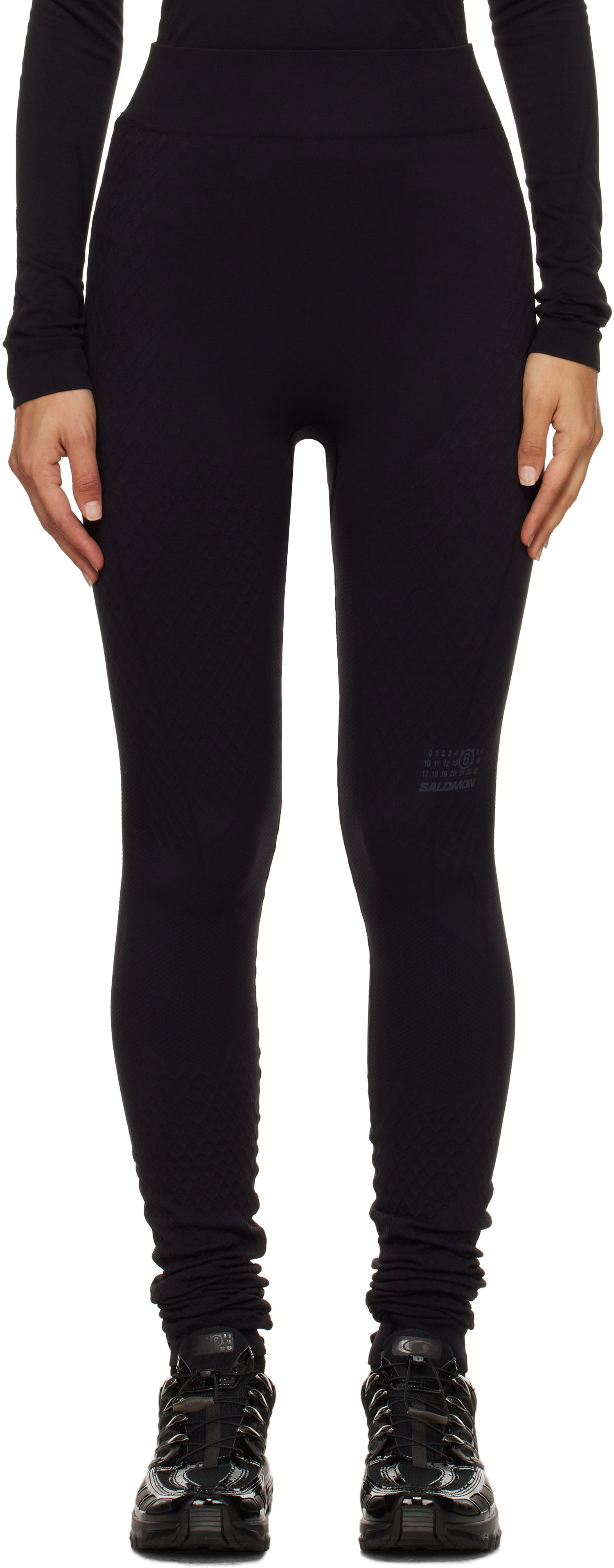 Leggings Maison Margiela Seamless Leggings Sort | S52KA0519 M20038, 0