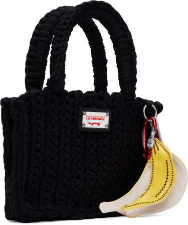 Håndtaske Charles Jeffrey Loverboy Charles Jeffrey LOVERBOY Knitted Bucket Tote Bag Sort | 54120201, 3