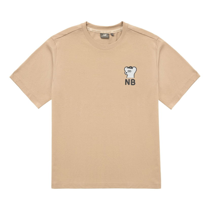 T-shirt New Balance SEIJI ANDY Graphic T-Shirt Beige | 5ED26191-LBE