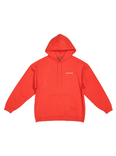 Sweatshirt Balenciaga Medium Fit Hoodie Rød | 600583 TMVF5 3168