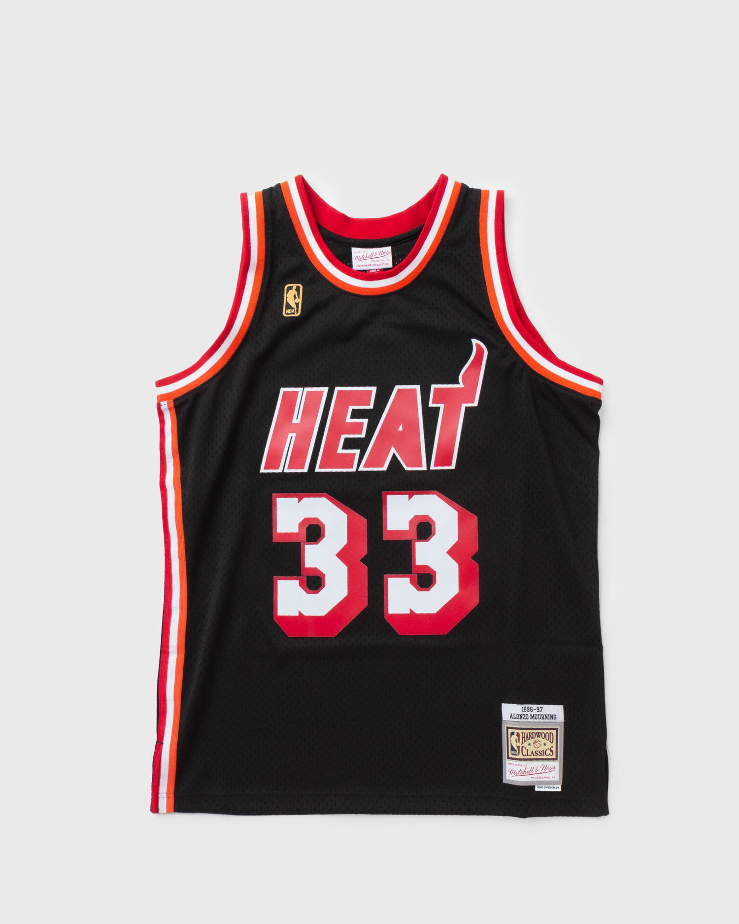 Jersey Mitchell & Ness NBA Swingman Jersey Miami Heat 1996-97 Alonzo Mourning Sort | SMJYAC18093-MHEBLCK96AMO, 0