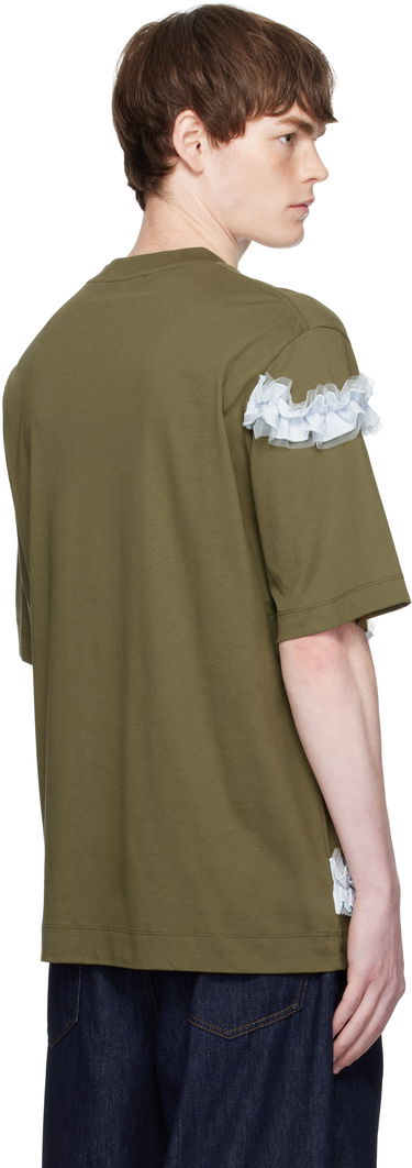 T-shirt Simone Rocha Simone Rocha Ruffle Frill T-Shirt Grøn | 5362 0553, 2