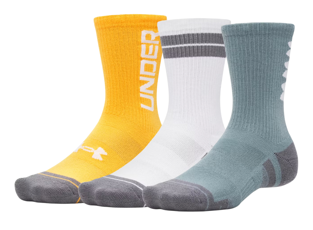 Sokker Under Armour Performance Tech Crew Socks - 3 Pack Flerfarvet | 1379515-587, 0