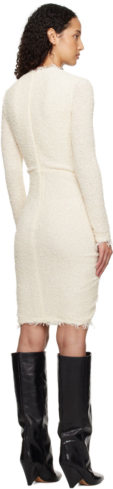 Kjole ISABEL MARANT Isabel Marant Ophelie Bouclé Minidress Hvid | 25PRO0679FA-C1K01I, 2