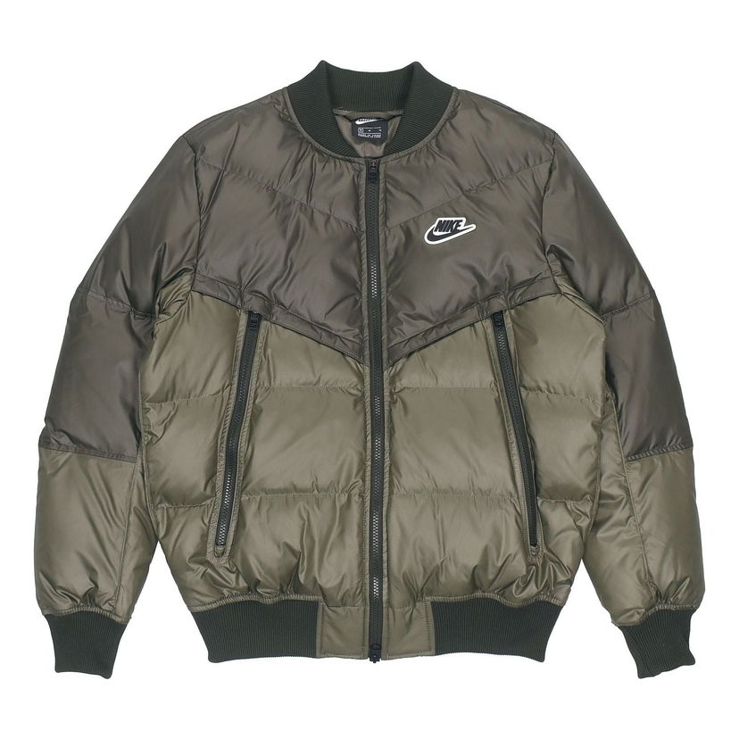 Bomberjakke Nike Sportswear Down-Fill Windrunner Jacket Grøn | DJ0430-380