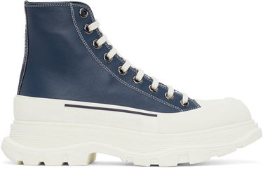 Sneakers og sko Alexander McQueen Tread Slick High Sneakers Blå | 627206WIAM2, 0