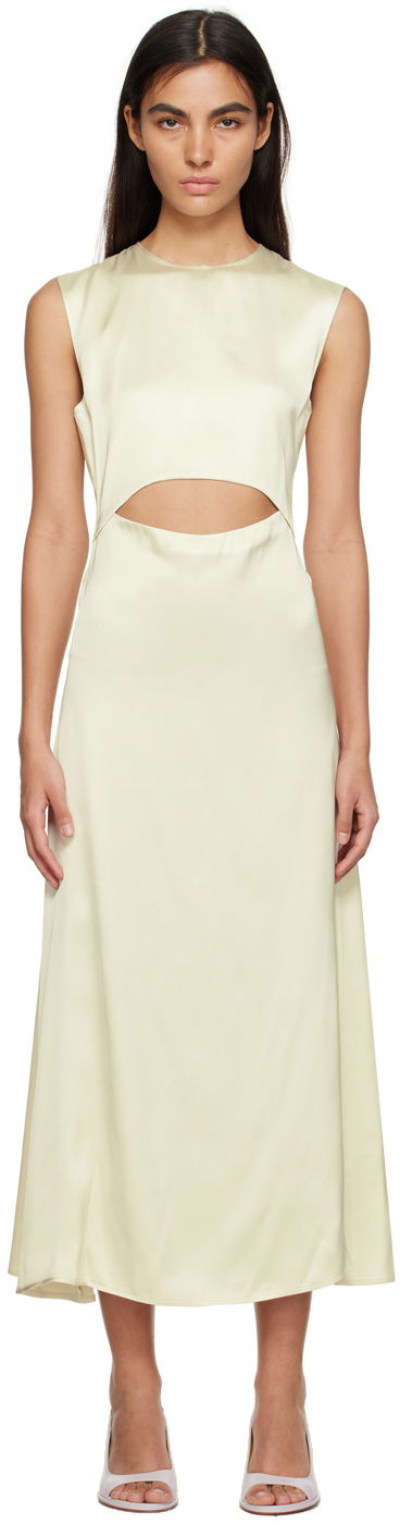 Kjole Loulou de Saison Loulou de Saison Copan Cutout Maxi Dress Gul | COPAN, 0