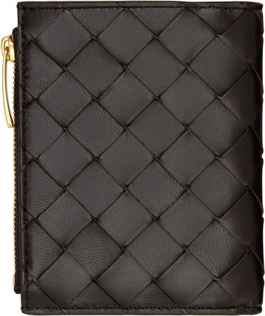 Tegnebog Bottega Veneta Small Intrecciato Bi-Fold Wallet Grå | 742330 VCPP3, 1