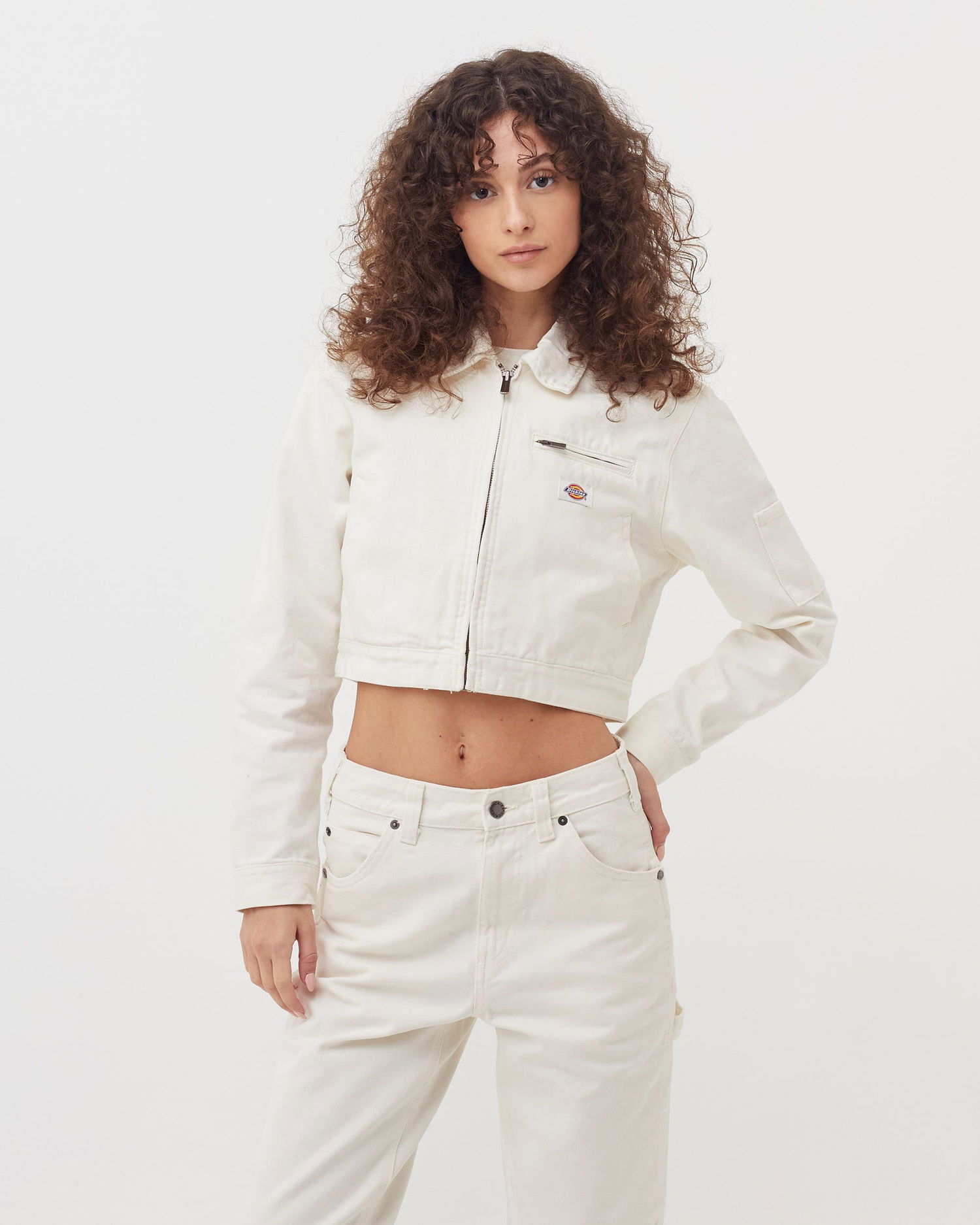 Jakke Dickies DUCK CANVAS Hvid | 196013063832, 1