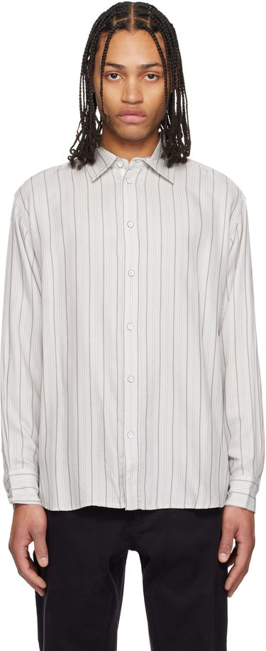 Skjorte rag & bone rag & bone Matthew Striped Shirt Hvid | MBW24HA006PKML, 0