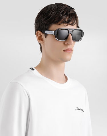 T-shirt Dolce & Gabbana Dolce & Gabbana Embroidered Cotton T-Shirt Hvid | G8SD2ZG7PEAW0800, 3