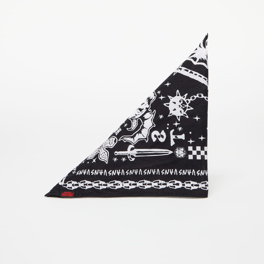 Tørklæde Vans Vans Stranger Things Bandana Sort | VN0007RSBLK1, 1