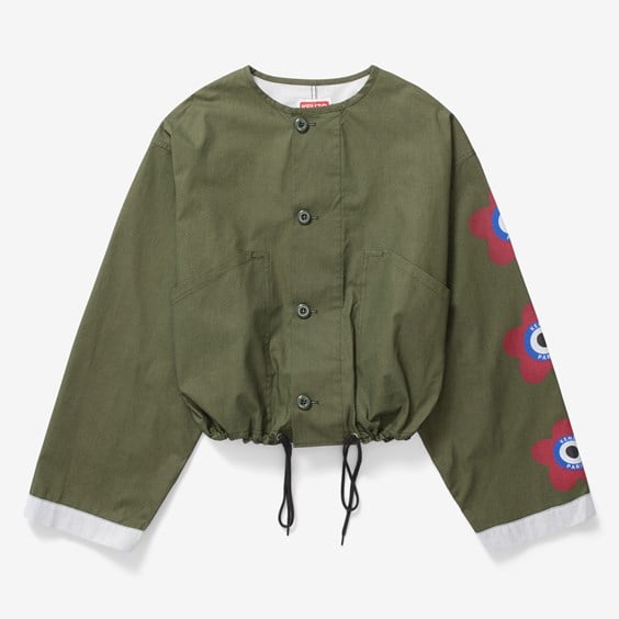 Jakke KENZO Target Army Grøn | FD65BL2629GB.51, 0