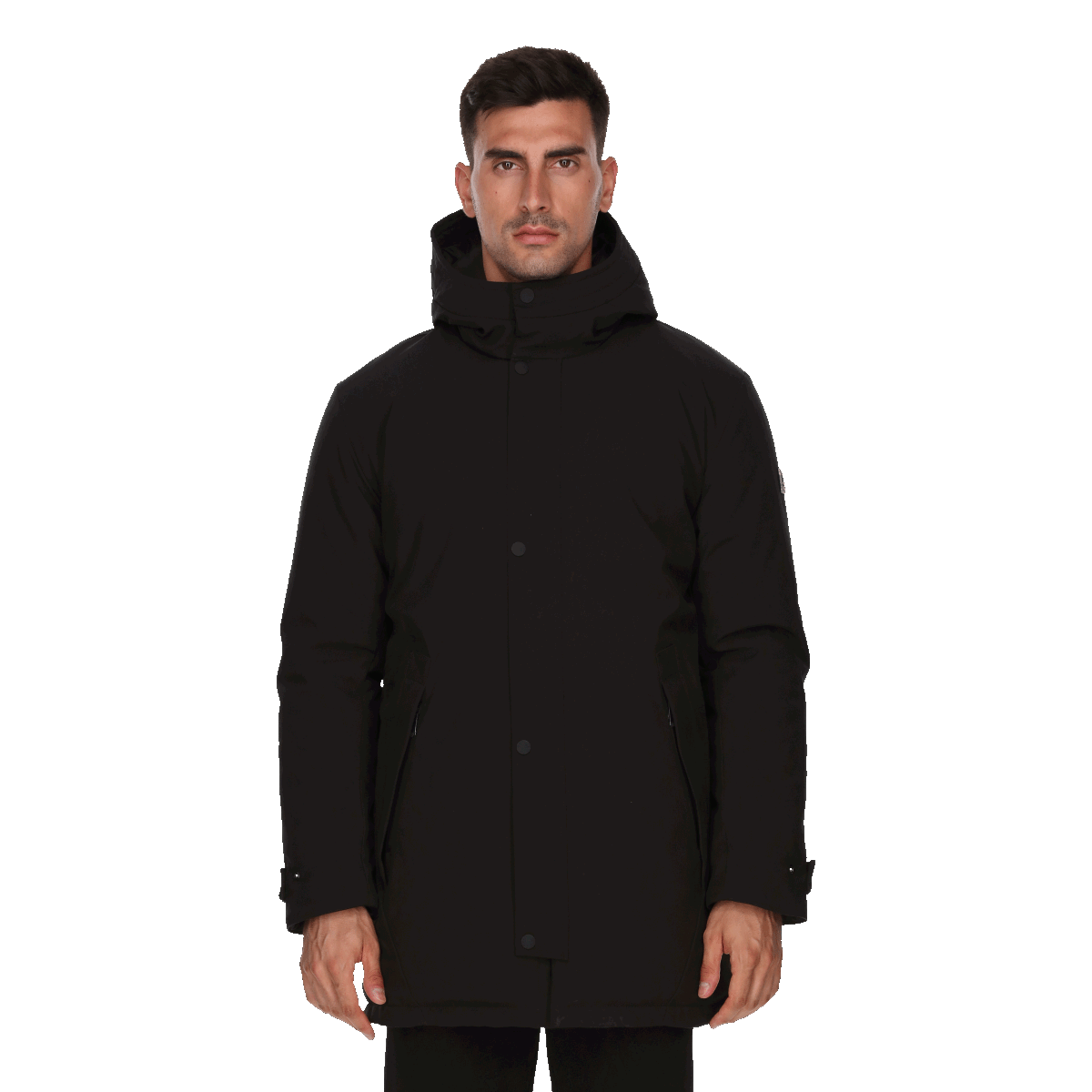 Parka Champion Brayan Hooded Parka Sort | CHA243M504-01, 0
