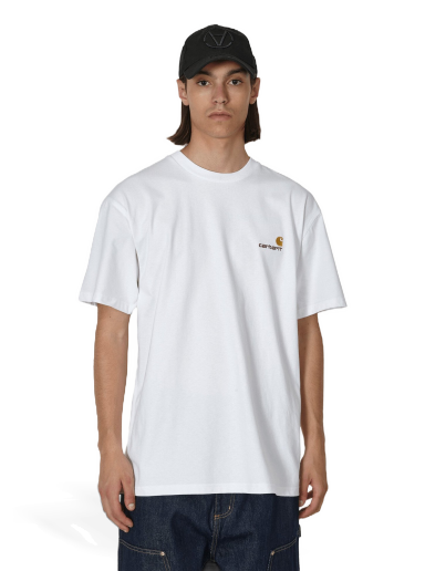 T-shirt Carhartt WIP American Script Hvid | I029956 02XX