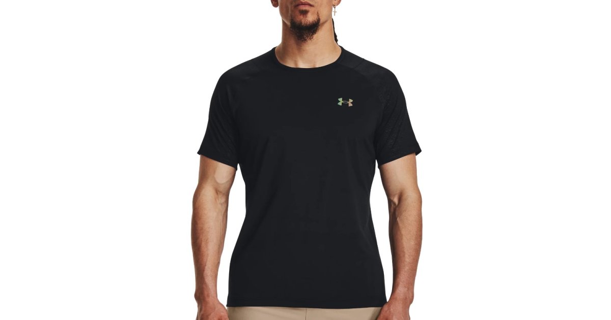 T-shirt Under Armour Rush Emboss Tee Sort | 1376790-002, 1