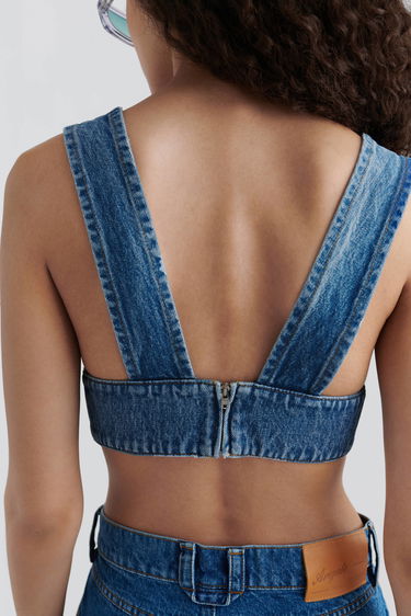 Crop top AXEL ARIGATO Jules Denim Top Blå | A0903004, 6