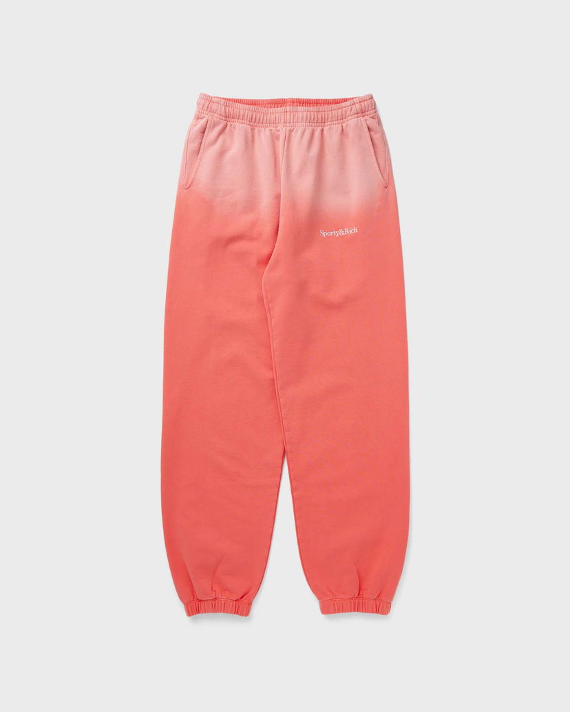 Joggingbukser Sporty & Rich Dip Dye Serif Logo Embroidered Sweatpants Lyserød | PA020S413SP