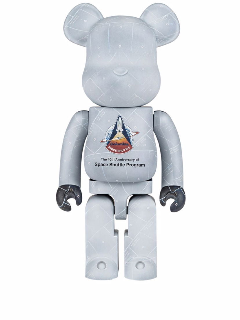 Collectible Medicom Toy BE@RBRICK Space Shuttle 1000% figure - White Grå | MEDI002617908798