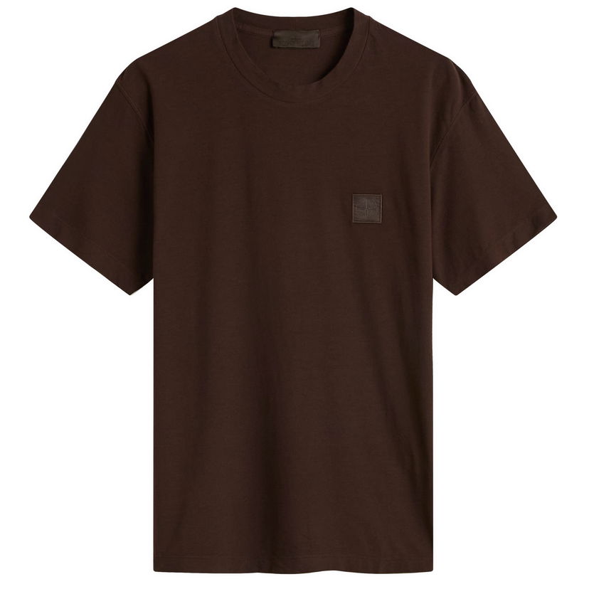 T-shirt Stone Island Stone Island Ghost Patch Logo T-Shirt, Size Large Brun | K2S152100034-V0070