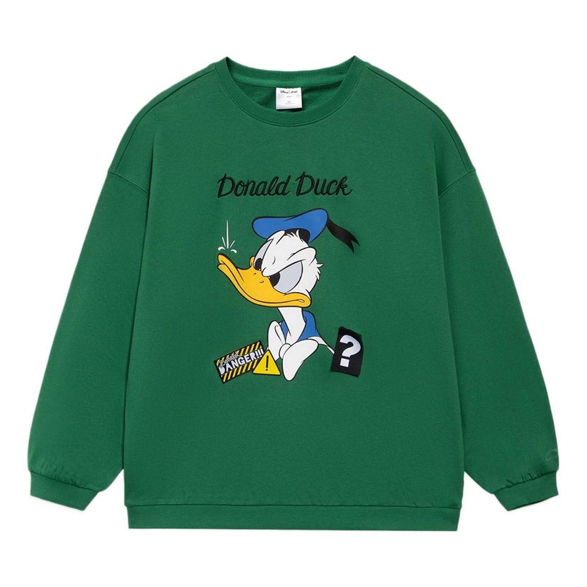 Sweatshirt Li-Ning Disney Donald Duck Graphic Sweatshirt Grøn | AWDS596-4