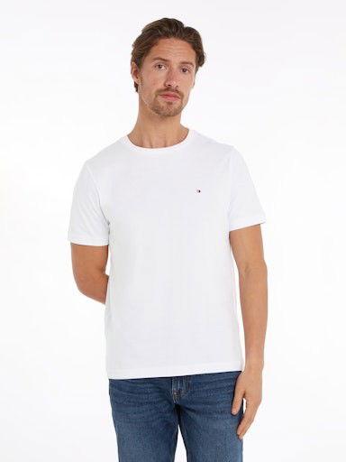 T-shirt Tommy Hilfiger Short Sleeve T-Shirt Hvid | MW0MW37267YBR