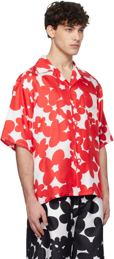 Skjorte Marni Marni Dillies Print Shirt Hvid | CUMU0213S4 UTSG26, 4