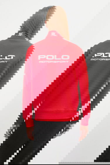 Sweatshirt Polo by Ralph Lauren Polo Ralph Lauren Racing Full Zip Track Jacket Rød | 710972343, 2