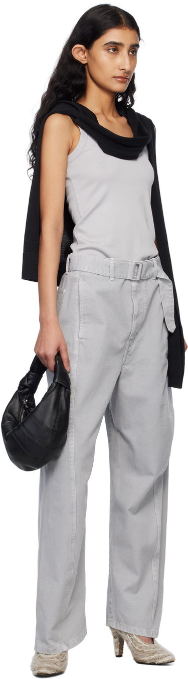 Cargo bukser LEMAIRE Lemaire Twisted Belted Trousers Grå | PA326 LD1036, 3