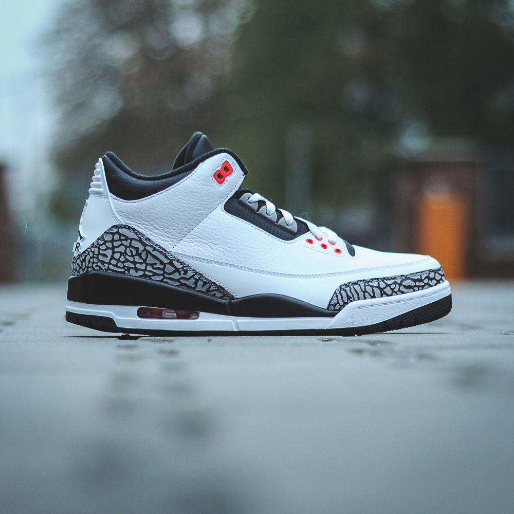 Sneakers og sko Jordan Air Jordan 3 Retro "Infrared 23" Hvid | 136064-123, 1