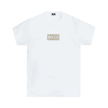 T-shirt KITH Moroccan Tile Classic Logo Tee Hvid | KH030132 101, 0