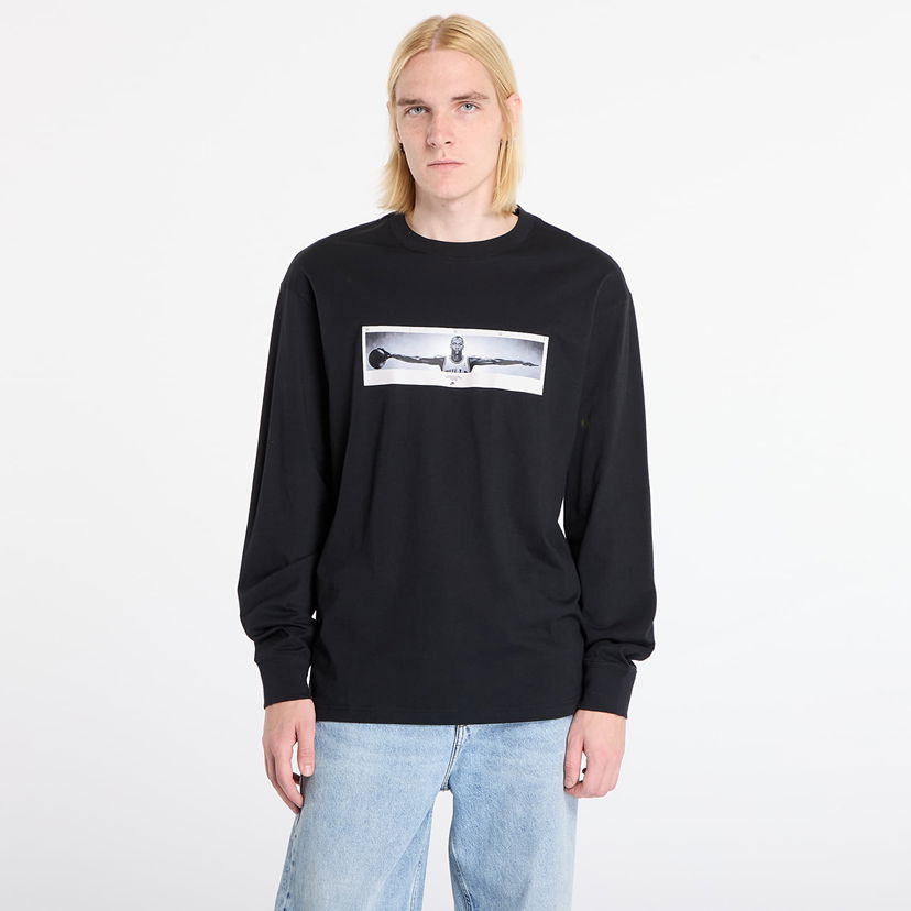 T-shirt Jordan Jordan M Brand Photo LS Crew T-Shirt Sort | HV4563-010