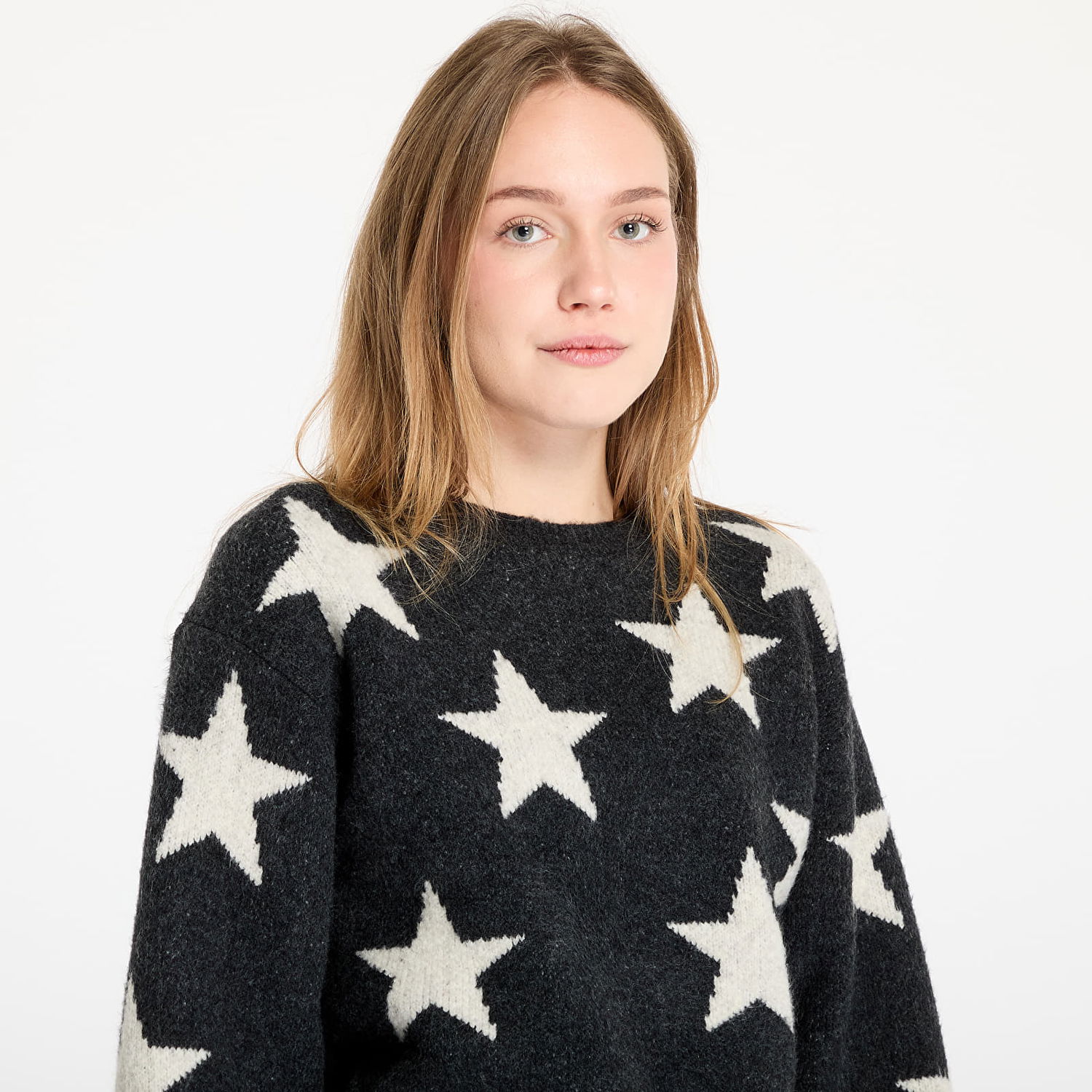 Sweater Tommy Hilfiger Star Pattern Sweater Sort | DW0DW19915 0GL, 1